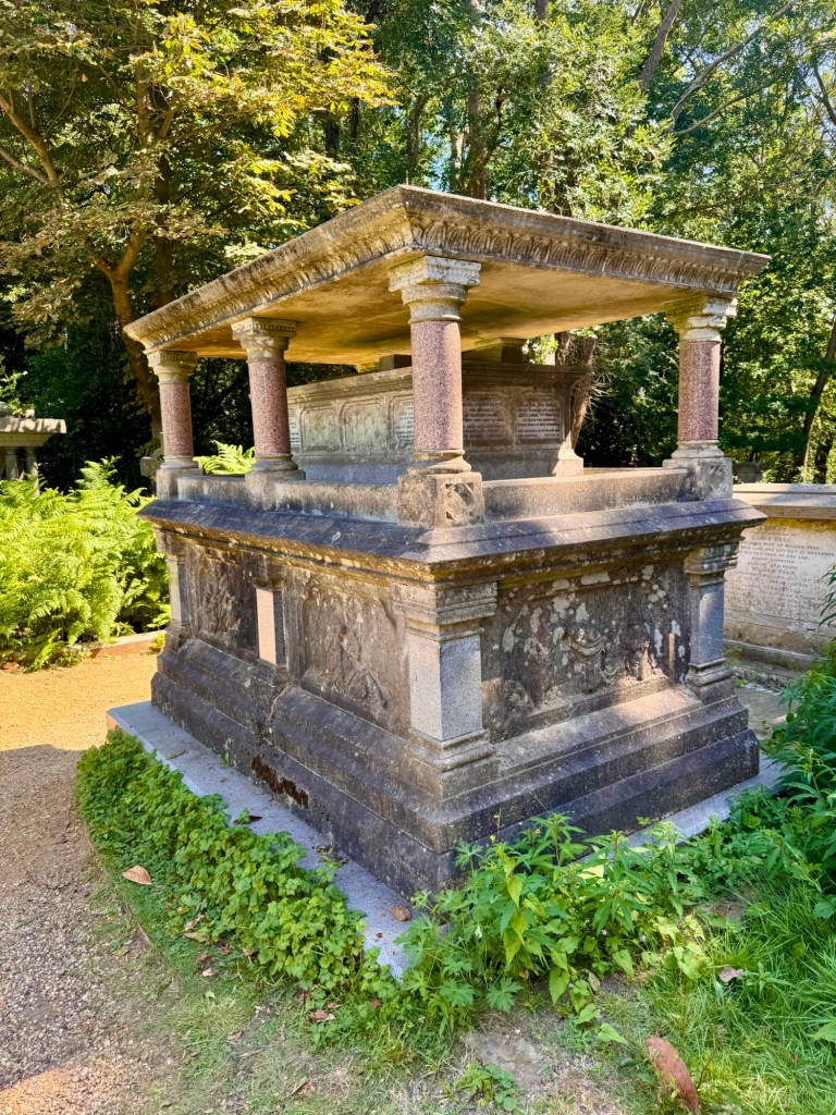 A Victorian gravestone. 